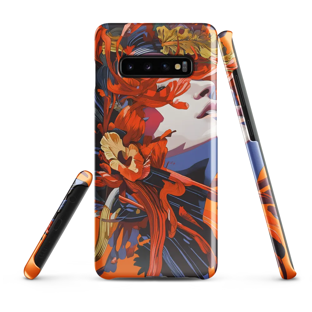 Floral Serenity | Phone Case |  S10 Plus | Snap Case | Glossy