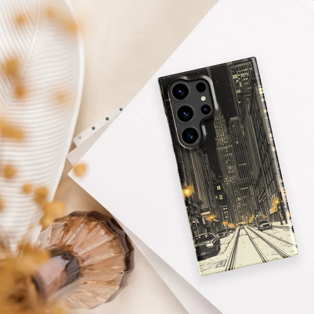 Whispers of the Night City | Phone Case |  S24 Ultra | Snap Case | Glossy