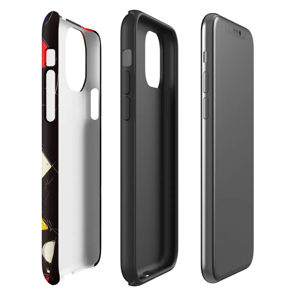 Vibrant Geometric Symphony | Phone Case |  11 Pro | Tough Case | Matte