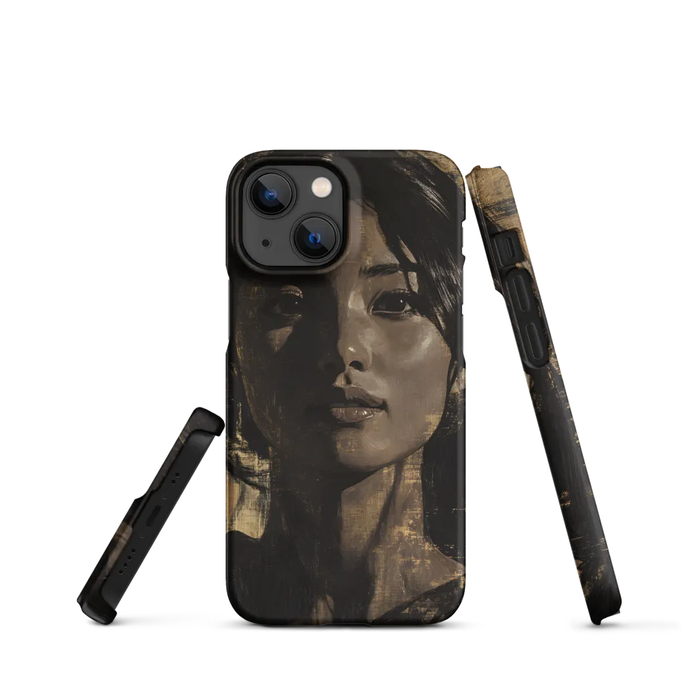 Golden Gaze: A Contemporary Portrait