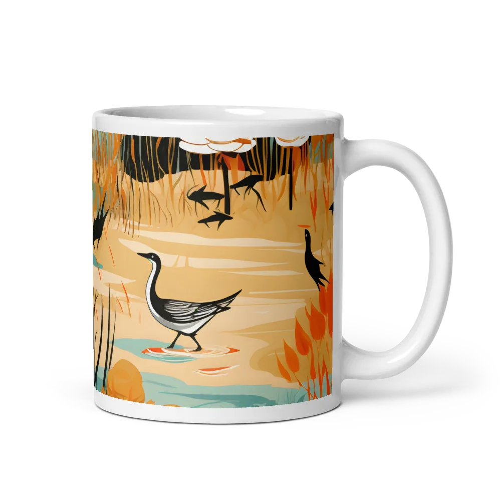 Whispers of the Wetlands | Mug with White inside | 11 oz