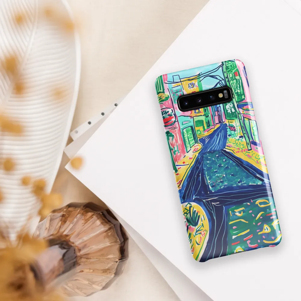 Dreamy Street in Vibrant Hues | Phone Case |  S10 Plus | Snap Case | Glossy