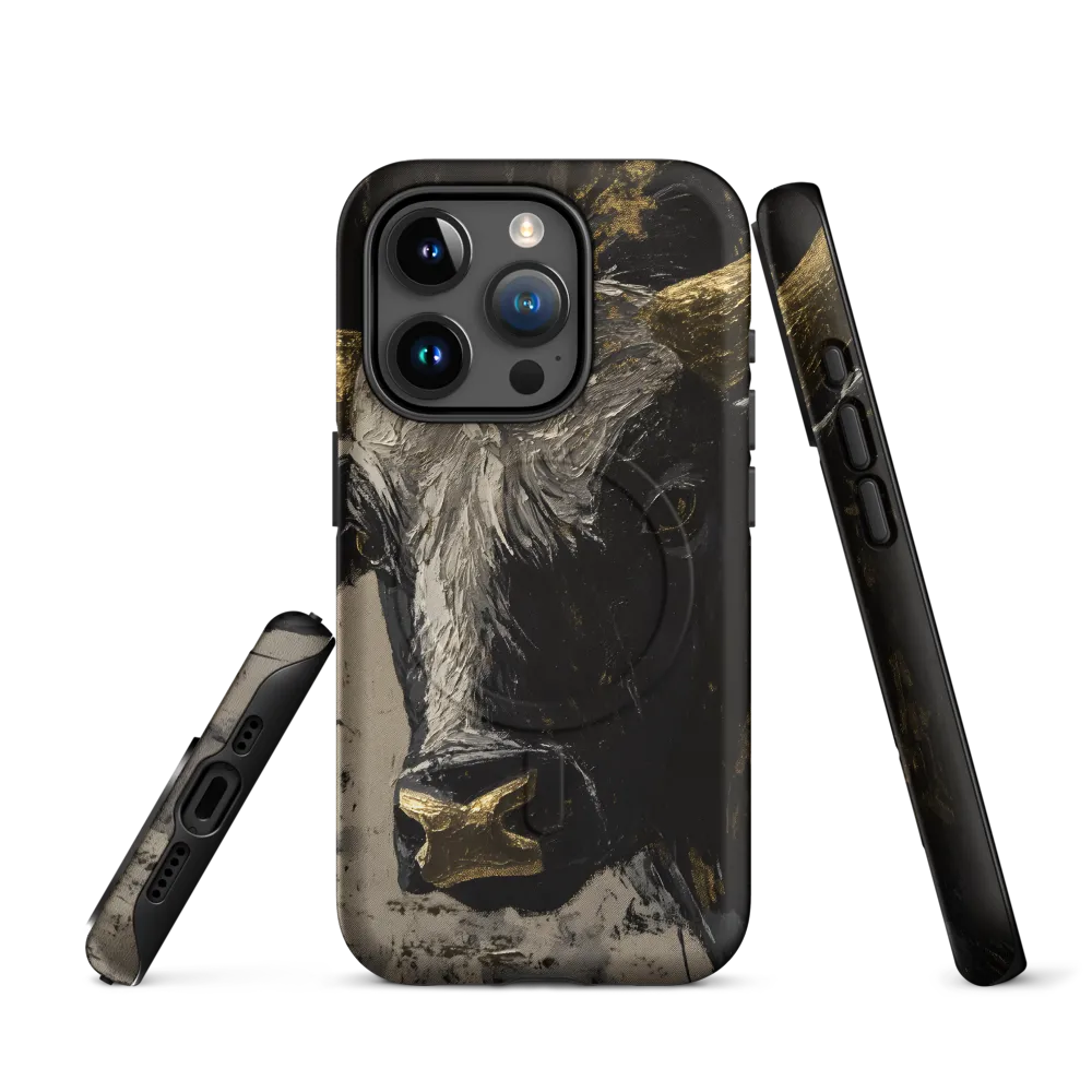 Majestic Bull: The Power in Black and Gold