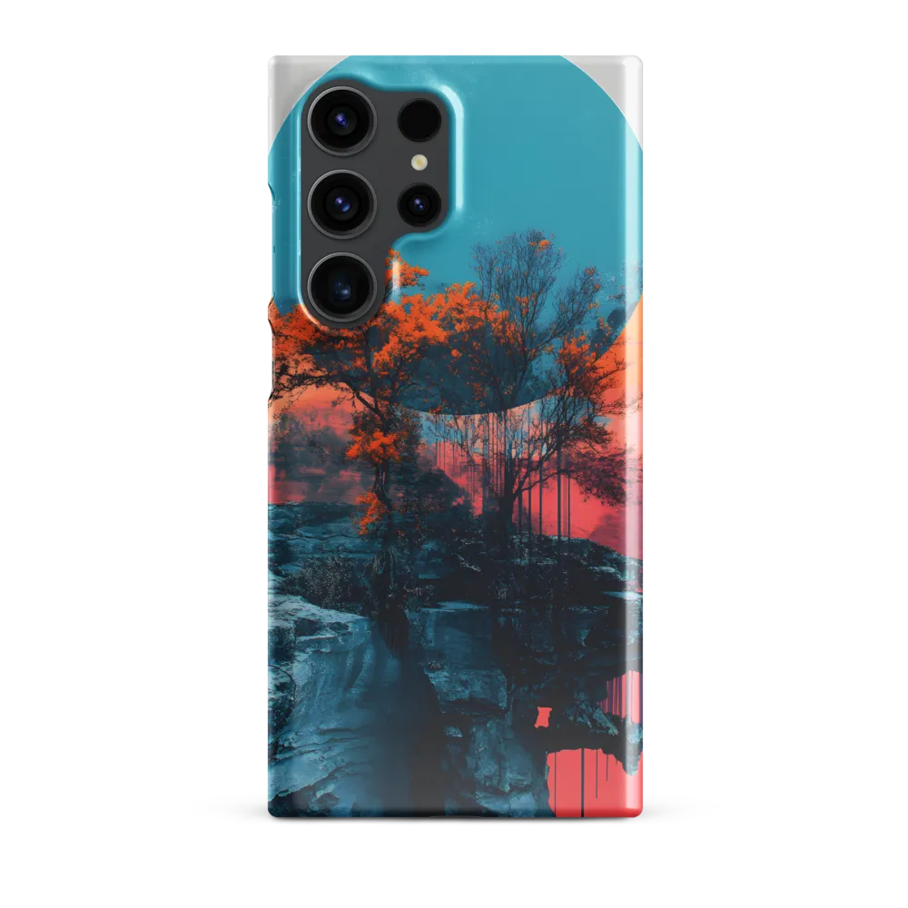 Ethereal Landscapes: A Dance of Color and Form | Phone Case |  S23 Ultra | Snap Case | Glossy