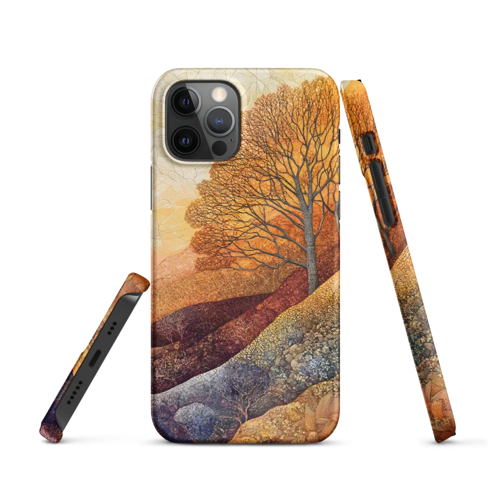 Amber Canopy on Patterned Hills