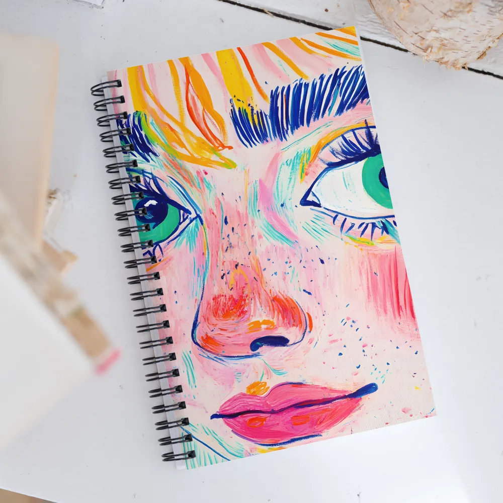 Vibrant Gaze | Spiral Notebook