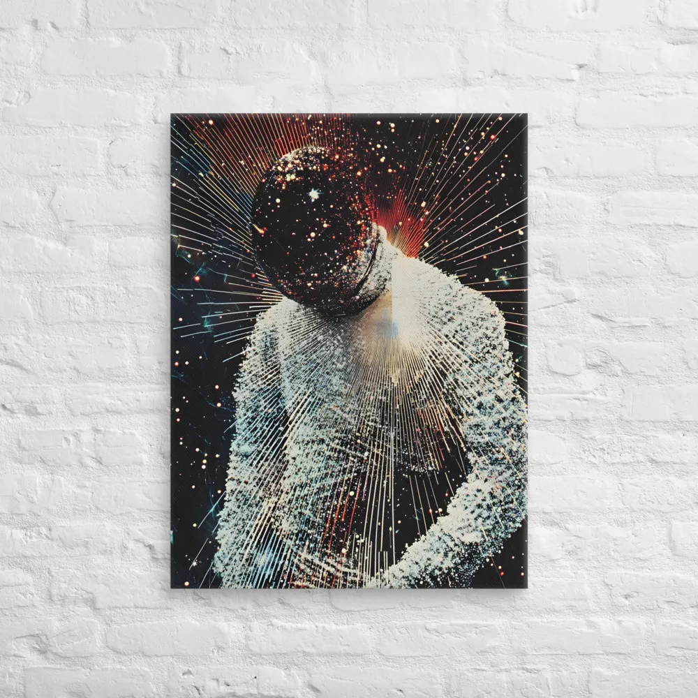 Ethereal Astronaut: A Journey Through the Cosmos | Canvas | 24″×32″