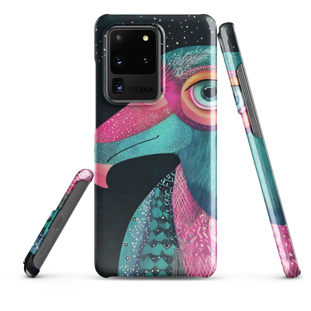 Whimsical Vulture: A Dance of Colors
