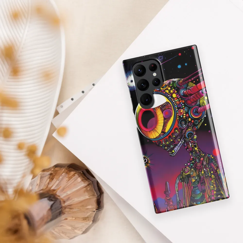 Cosmic Alien Odyssey | Phone Case |  S22 Ultra | Snap Case | Glossy