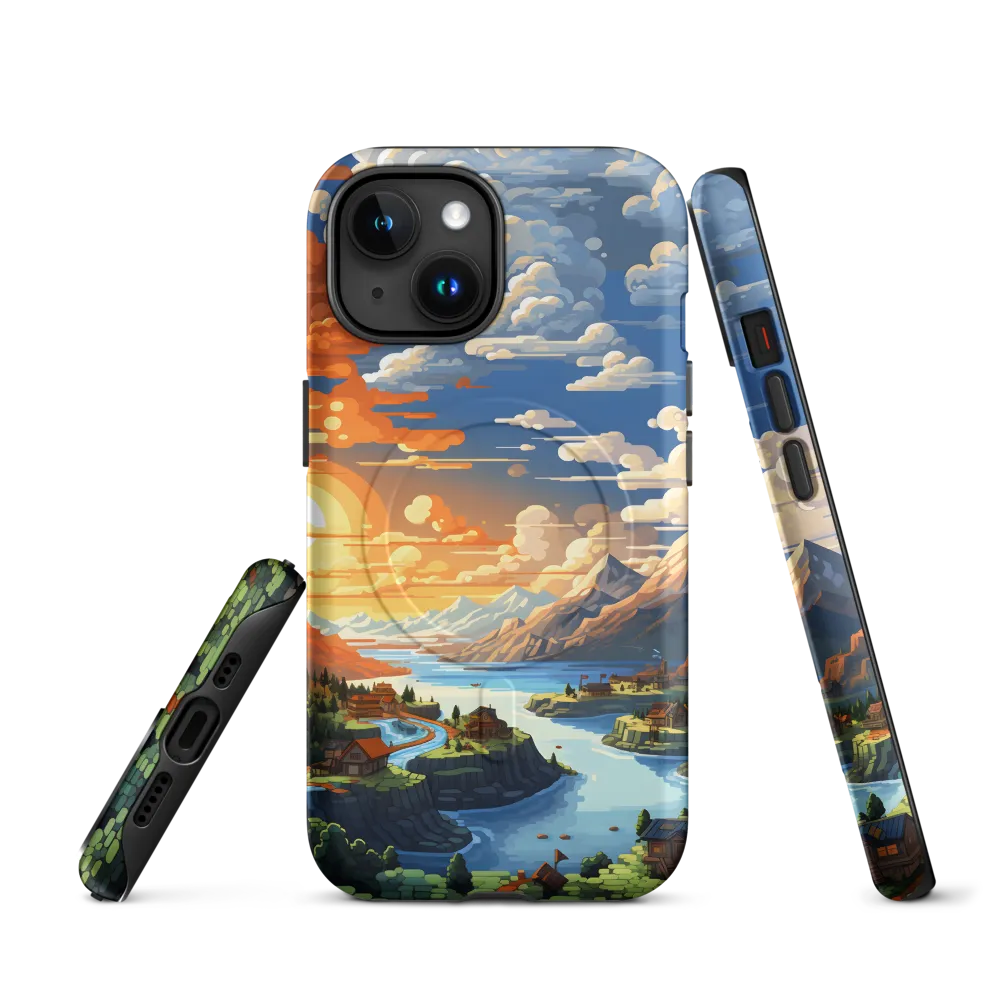 Tranquil Sunset Over Serene Landscape