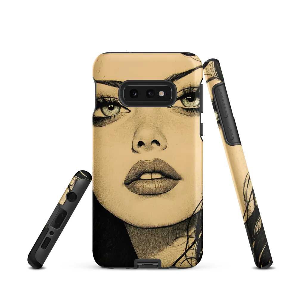 Enigmatic Gaze | Phone Case |  S10e | Tough Case | Matte
