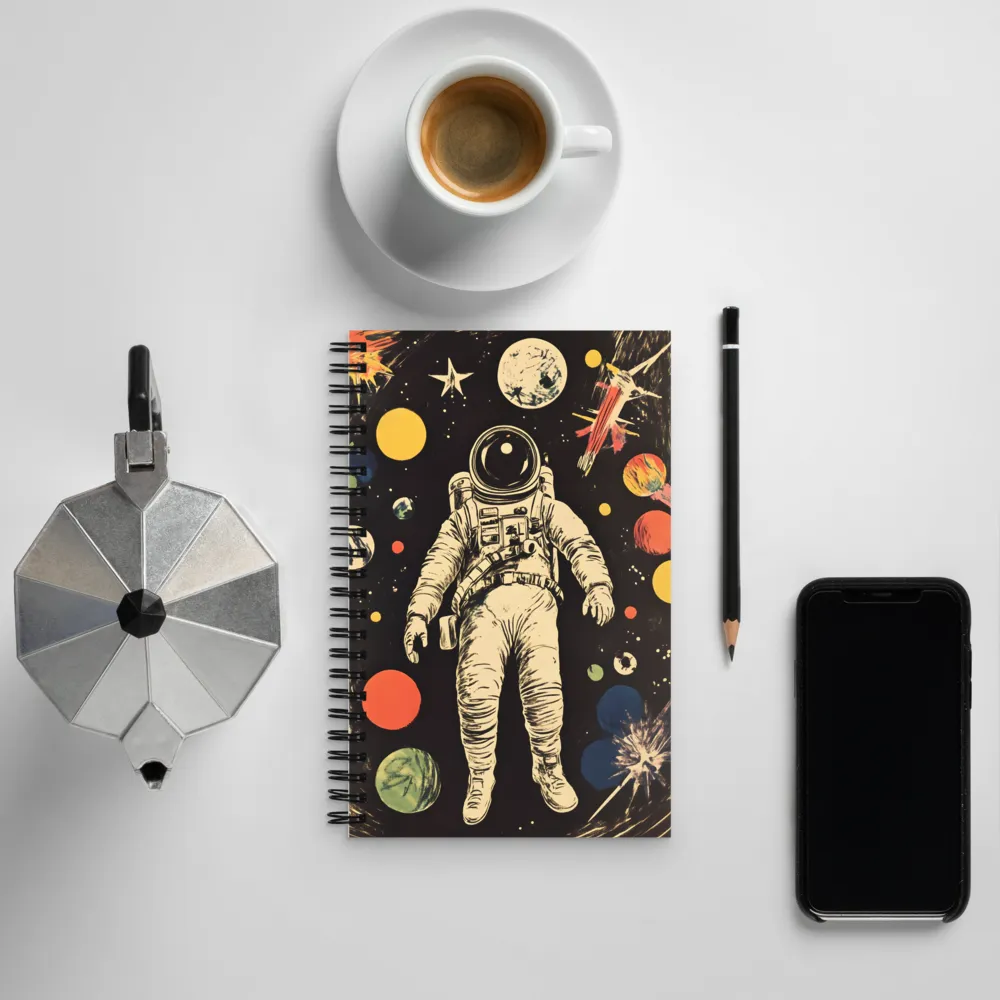 Cosmic Journey: An Astronaut's Perspective | Spiral Notebook