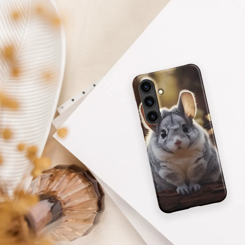 Curious Chinchilla in the Forest