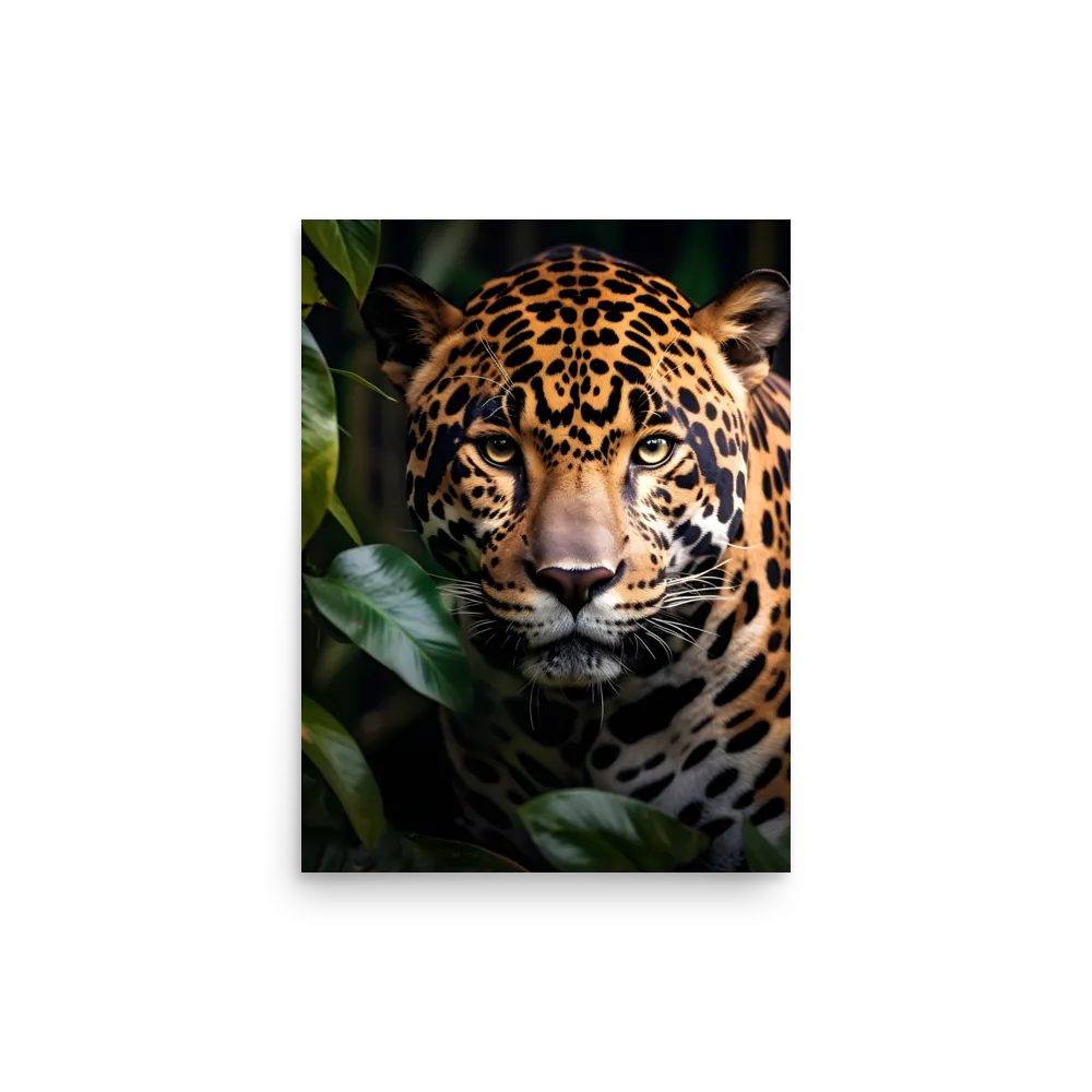 The Intensity of Nature: A Jaguar’s Gaze | Poster | 12″×16″
