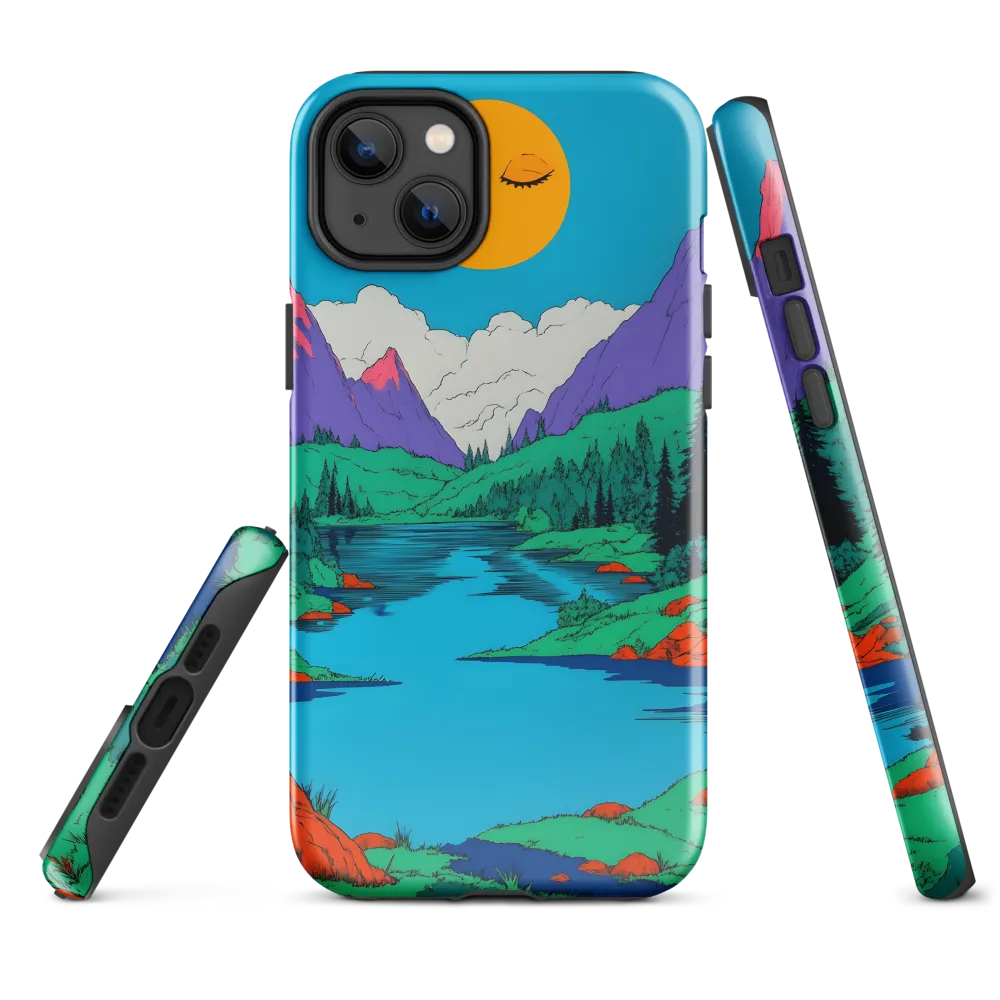 Whimsical Serenity in Vibrant Colors