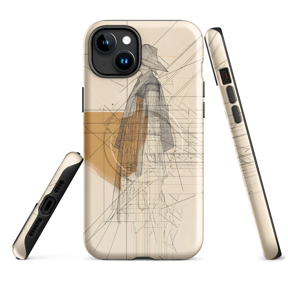 Abstract Profile: A Minimalist Exploration | Phone Case |  15 Plus | MagSafe® Tough Case | Glossy