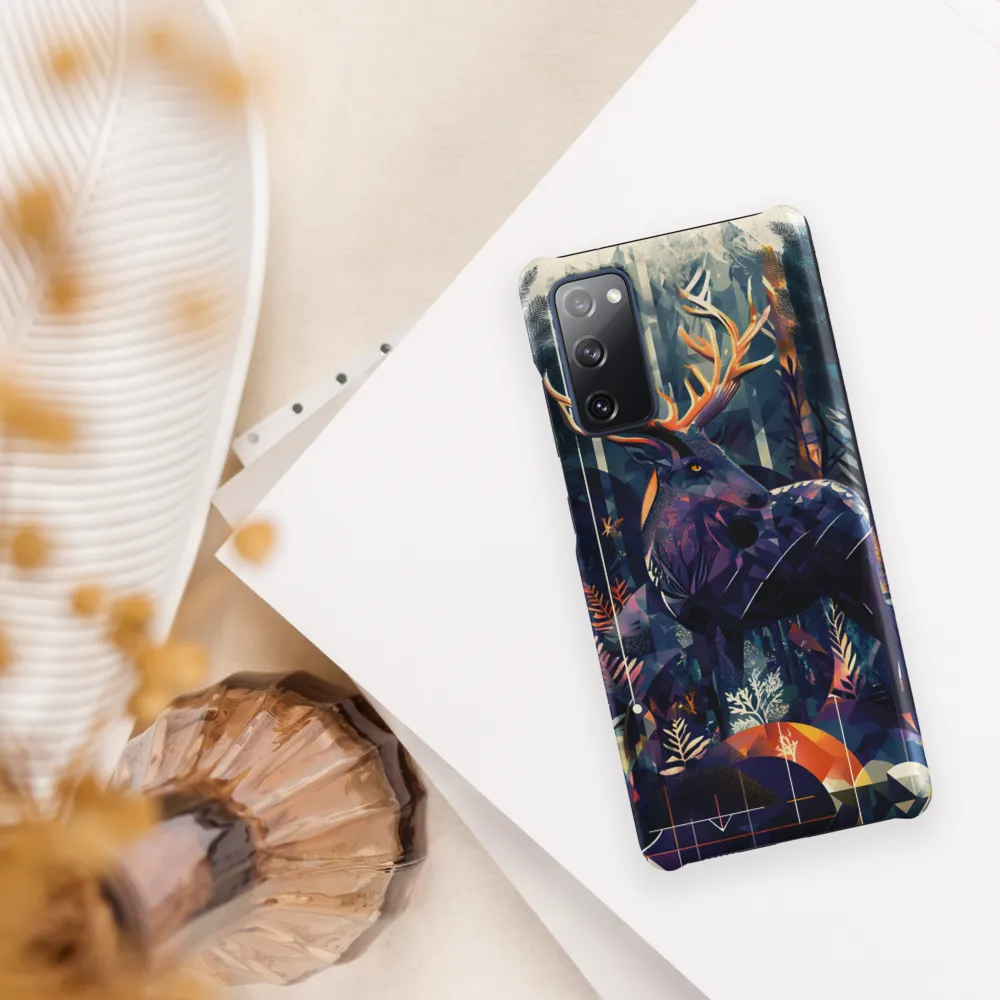Majestic Serenity: A Geometric Forest Encounter