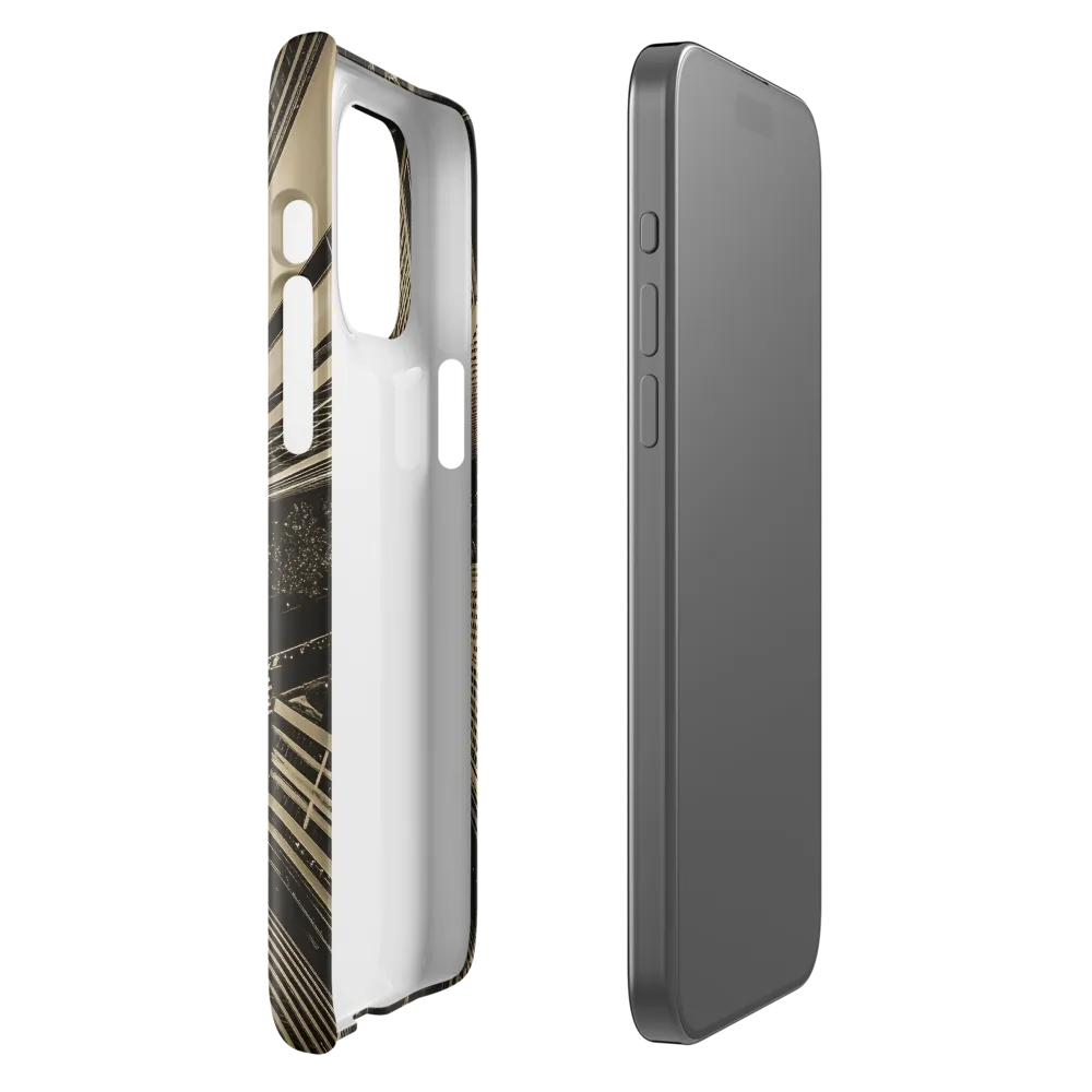 Urban Symphony: Aerial Perspective of City Life | Phone Case |  15 Pro Max | Snap Case | Glossy