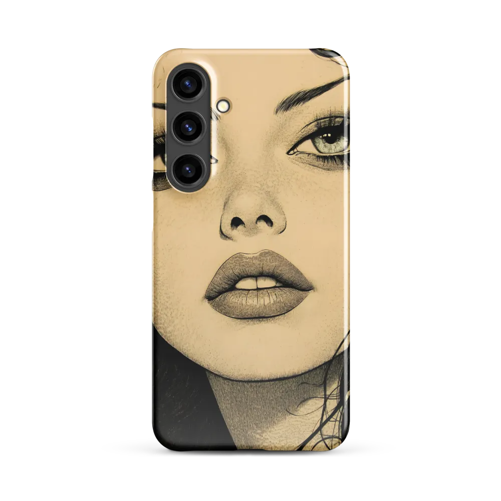 Enigmatic Gaze | Phone Case |  S24 Plus | Snap Case | Glossy