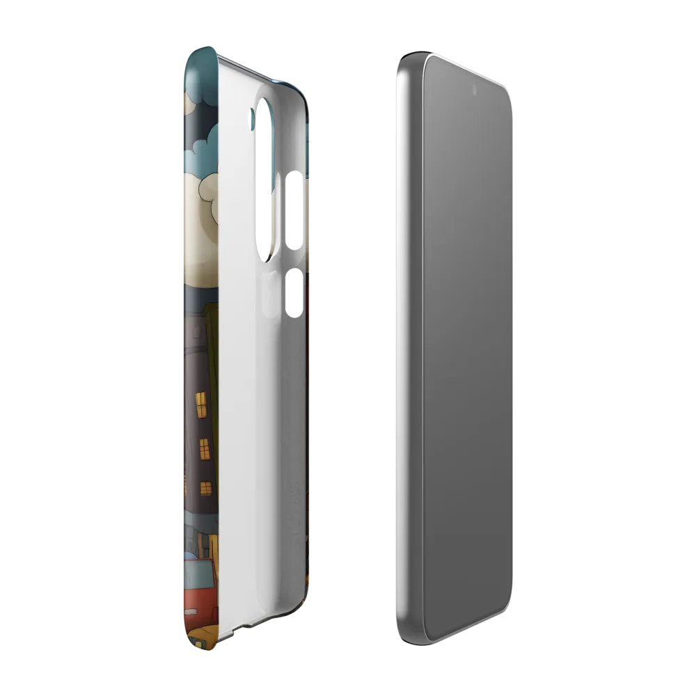 Urban Symphony: A City Awakens at Dusk | Phone Case |  S23 Plus | Snap Case | Glossy