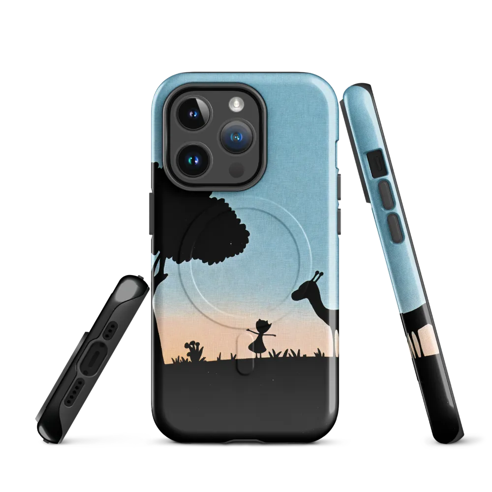 Curiosity in the Silhouette | Phone Case |  14 Pro | MagSafe® Tough Case | Glossy