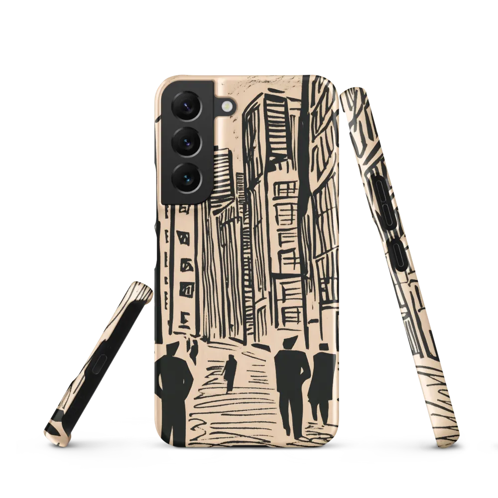 Echoes of Urban Life | Phone Case |  S22 | Snap Case | Matte