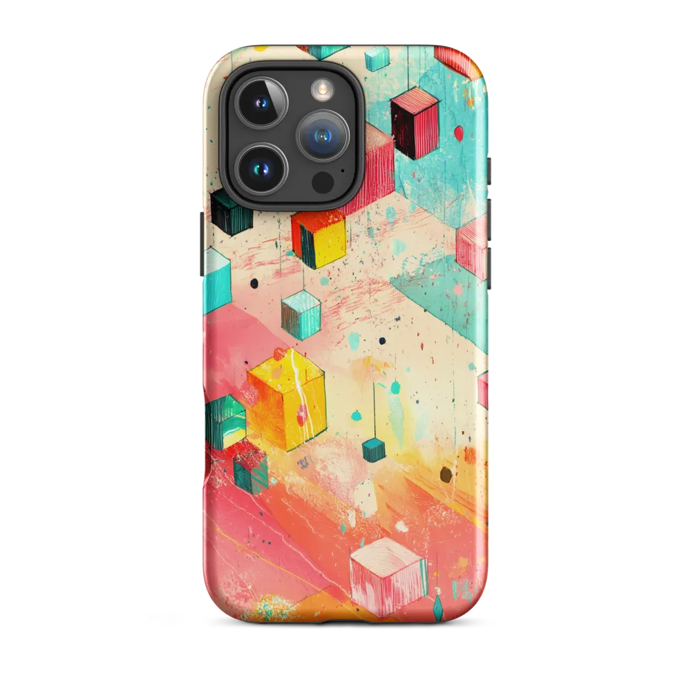 Suspended Cubes in Colorful Abstraction