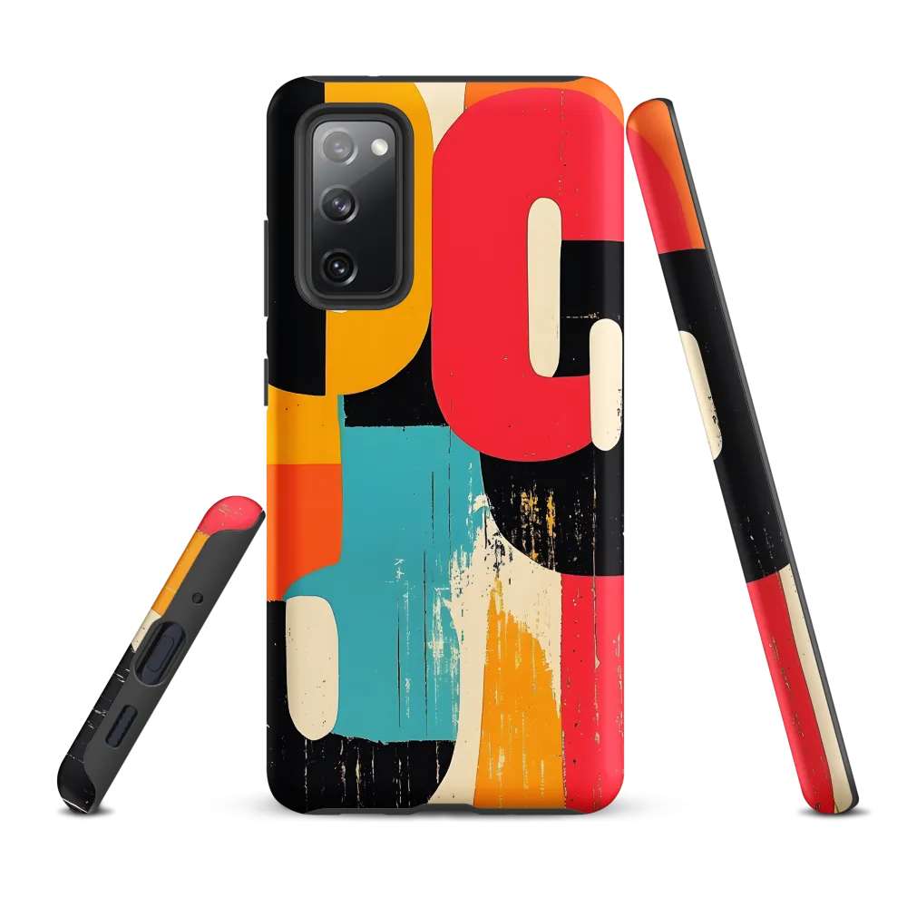 Colorful Curves: Numbers in Harmony | Phone Case |  S20 FE | Tough Case | Matte