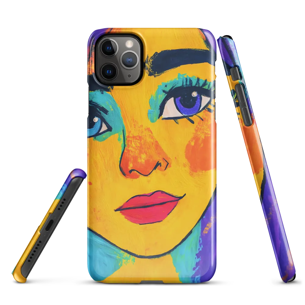 Vibrant Portrait: A Pop Art Exploration | Phone Case |  11 Pro Max | Snap Case | Glossy