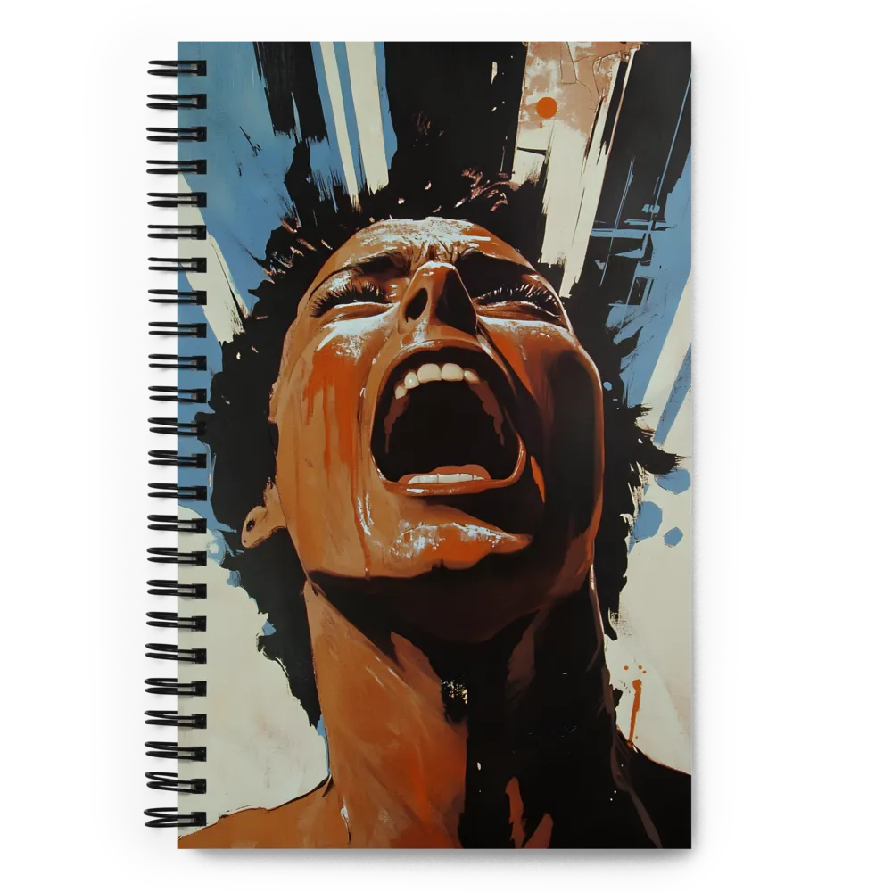 Raw Emotion: The Anguish Within | Spiral Notebook