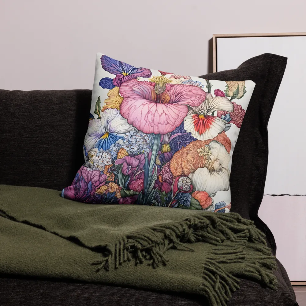 Blooming Opulence | Pillow & Pillow Case | Multiple Sizes