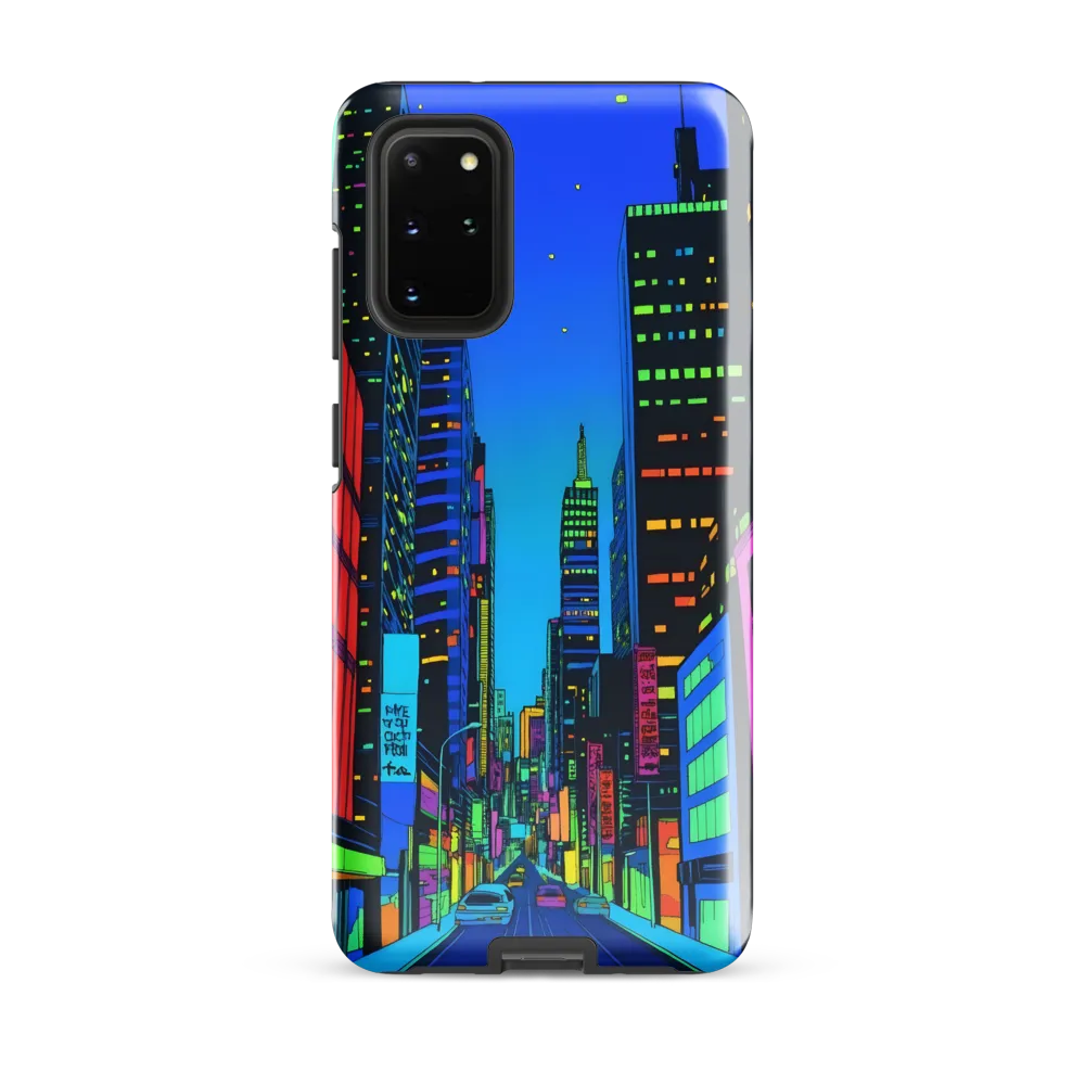 Neon Dreamscape: A Futuristic City at Dusk
