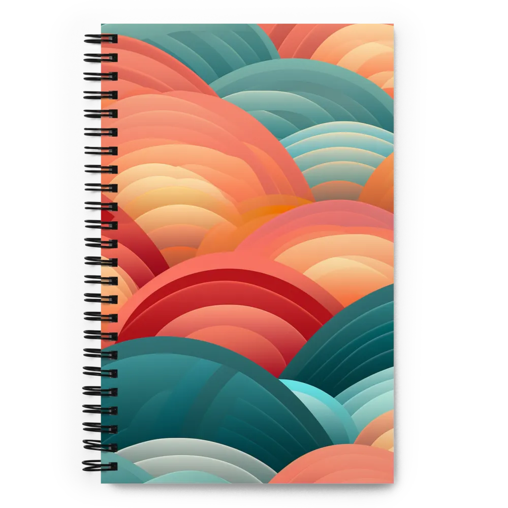 Rhythms of the Waves | Spiral Notebook