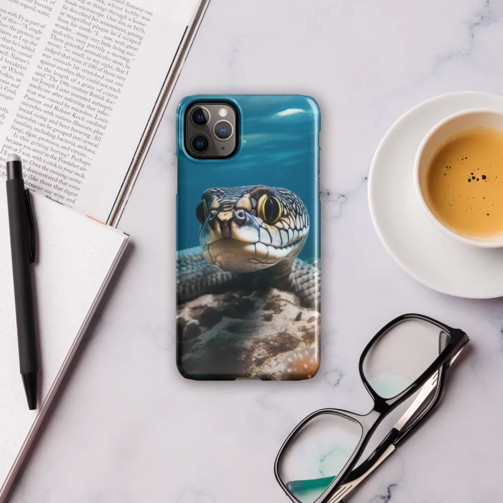 Underwater Majesty: The Serpent's Gaze | Phone Case |  11 Pro Max | Snap Case | Glossy