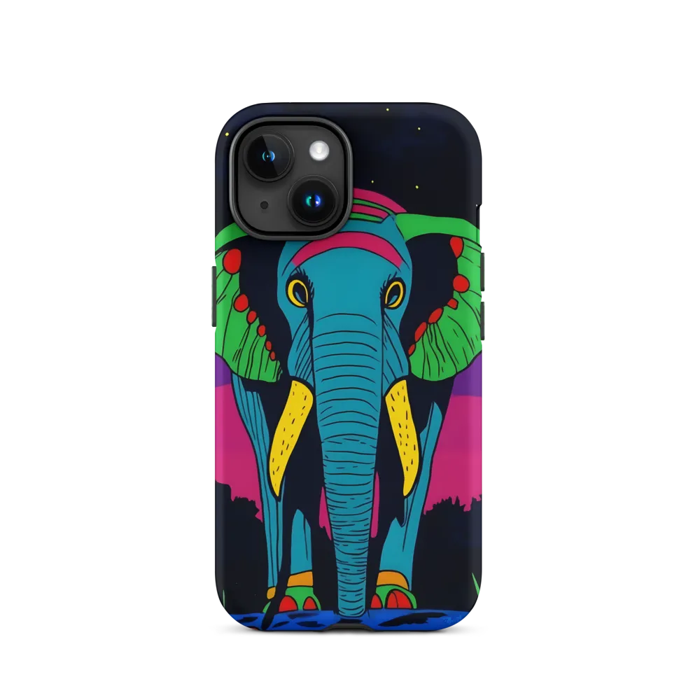 Whimsical Majesty: The Vibrant Elephant