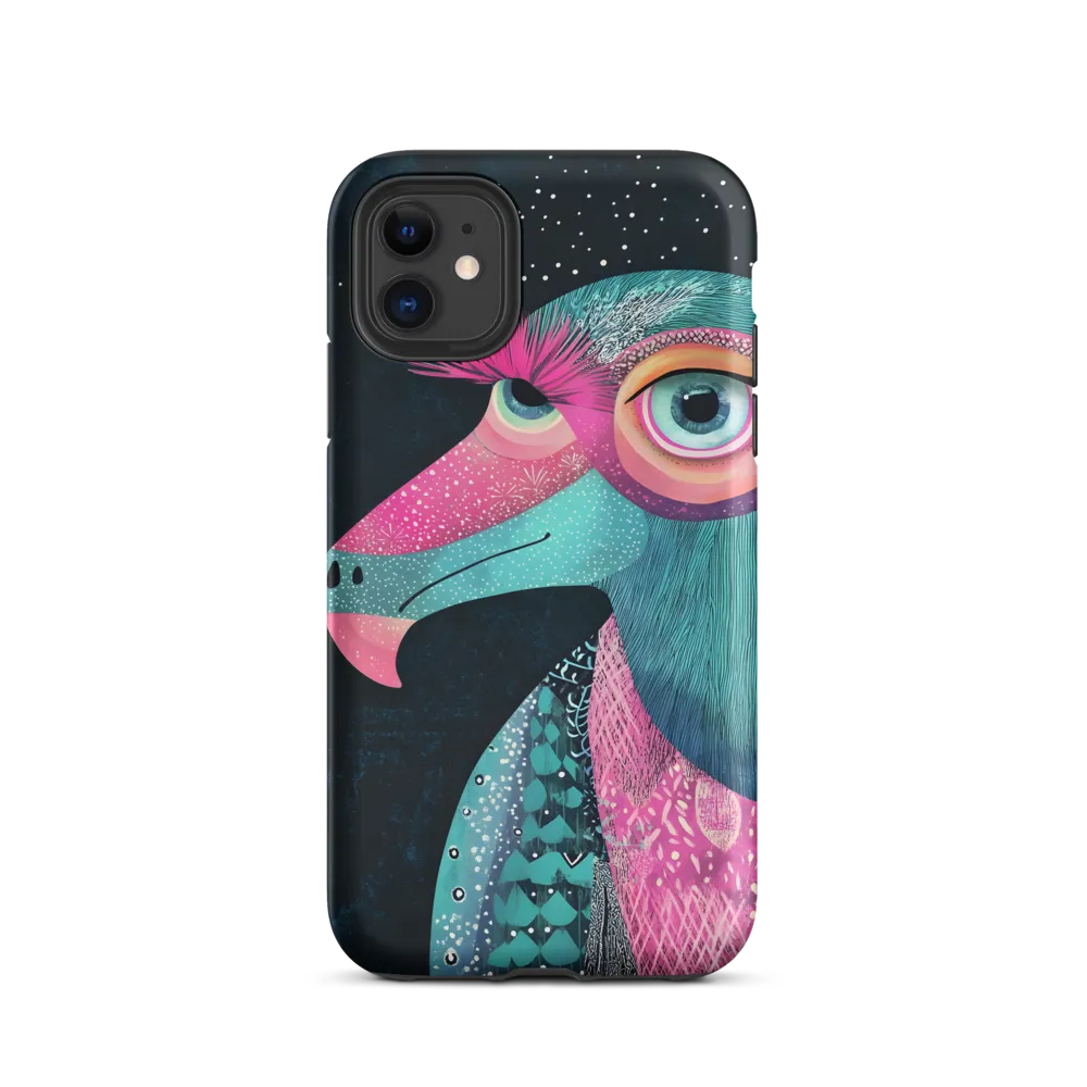 Whimsical Vulture: A Dance of Colors