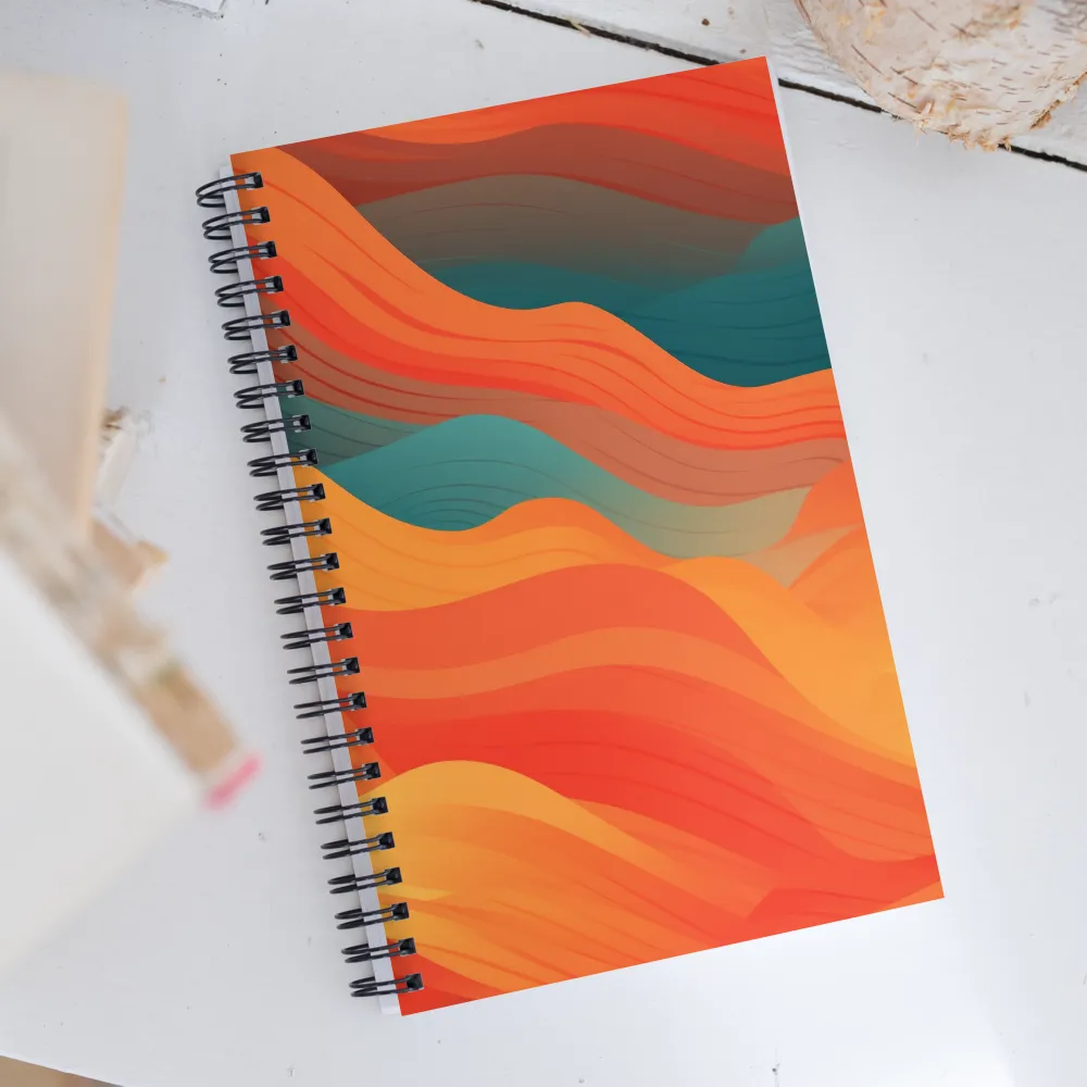 Waves of Warmth | Spiral Notebook