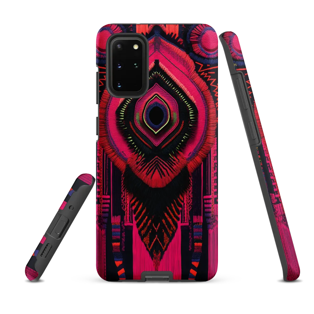 Mystic Mandala in Thread | Phone Case |  S20 Plus | Tough Case | Matte