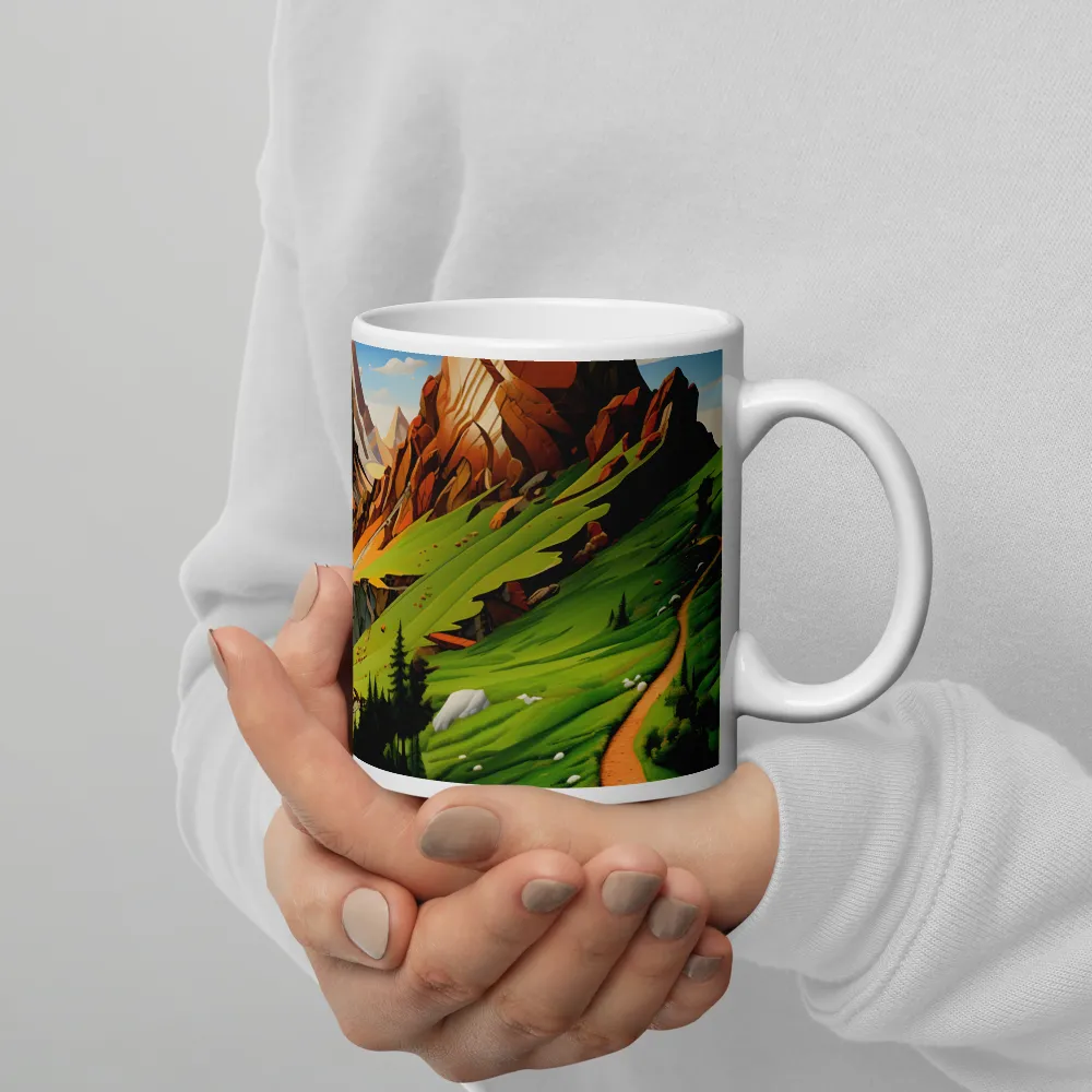 Geometric Symphony of Nature | Mugs | Multiple Sizes & Colors