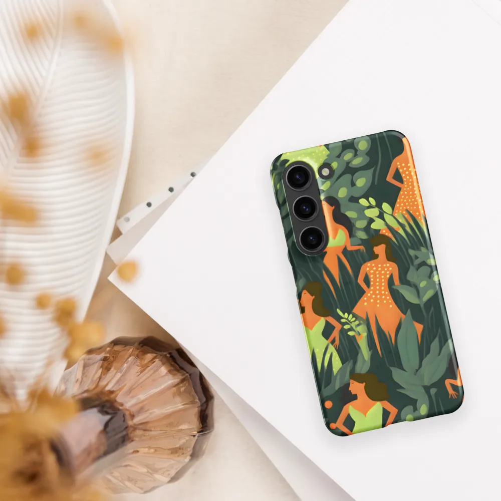 Playful Harmony in Patterns | Phone Case |  S23 | Snap Case | Matte