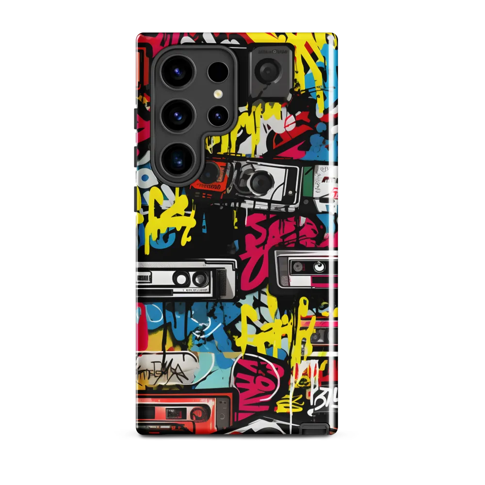 Urban Nostalgia: A Retro Cassette Explosion