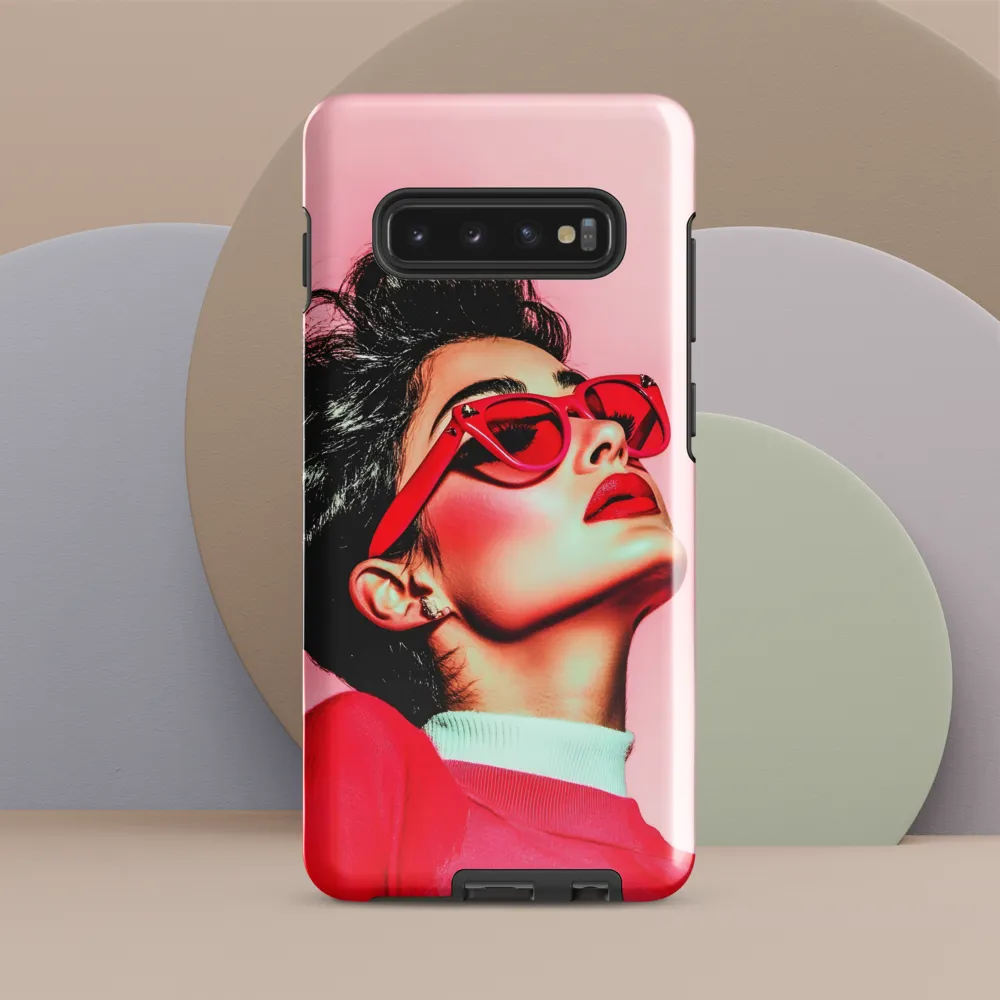 Striking Confidence in Red | Phone Case |  S10 Plus | Tough Case | Glossy