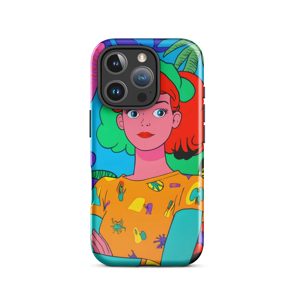Tropical Vibes: A Playful Portrait