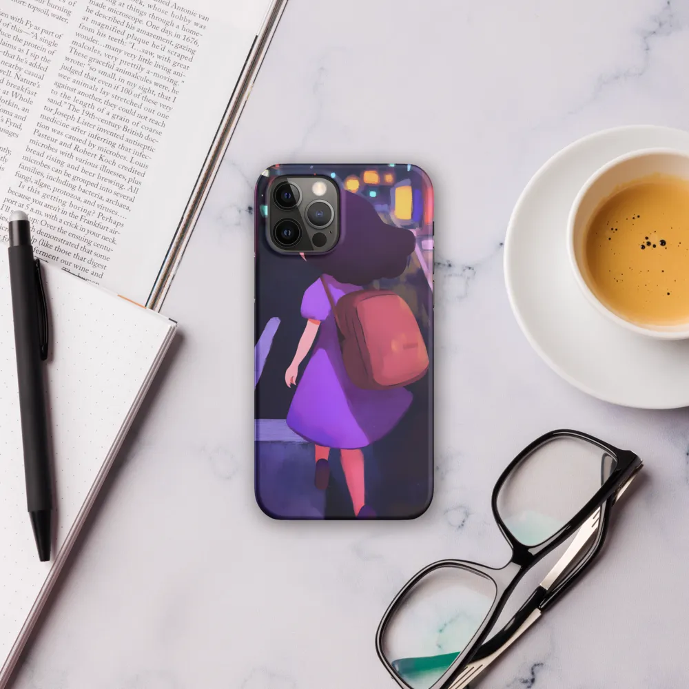 Wandering Through Neon Dreams | Phone Case |  12 Pro | Snap Case | Matte