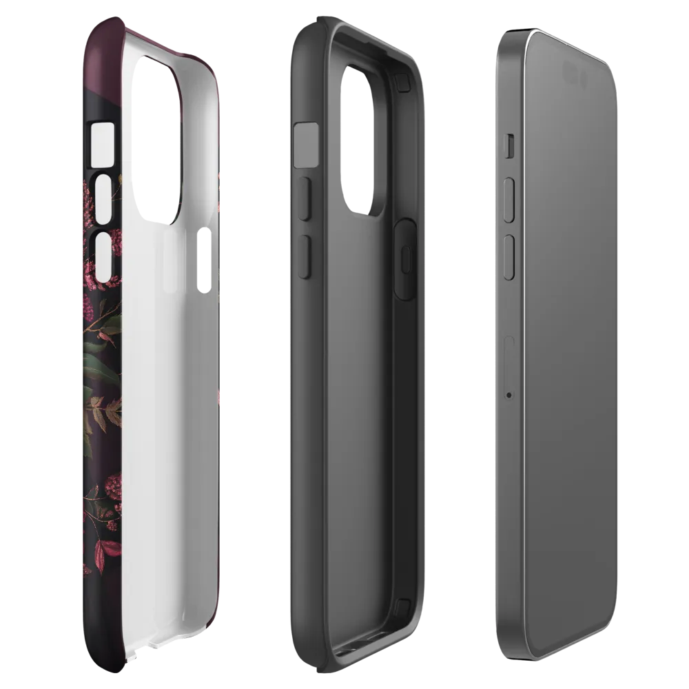 Botanical Elegance | Phone Case |  14 Pro Max | Tough Case | Glossy