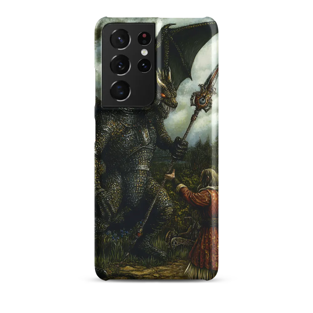 The Confrontation: Dragon vs. Wizard | Phone Case |  S21 Ultra | Snap Case | Matte
