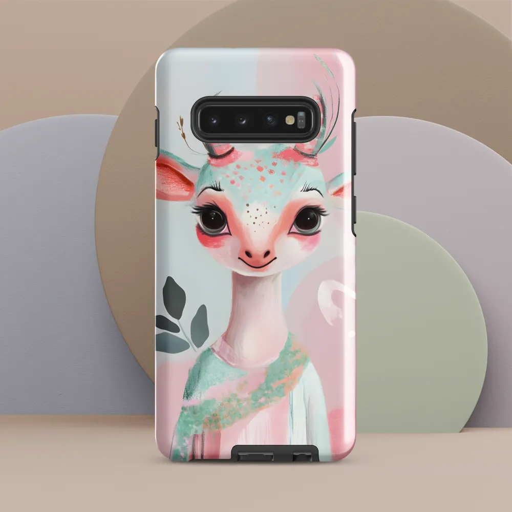 A Whimsical Goat Delight | Phone Case |  S10 Plus | Tough Case | Glossy