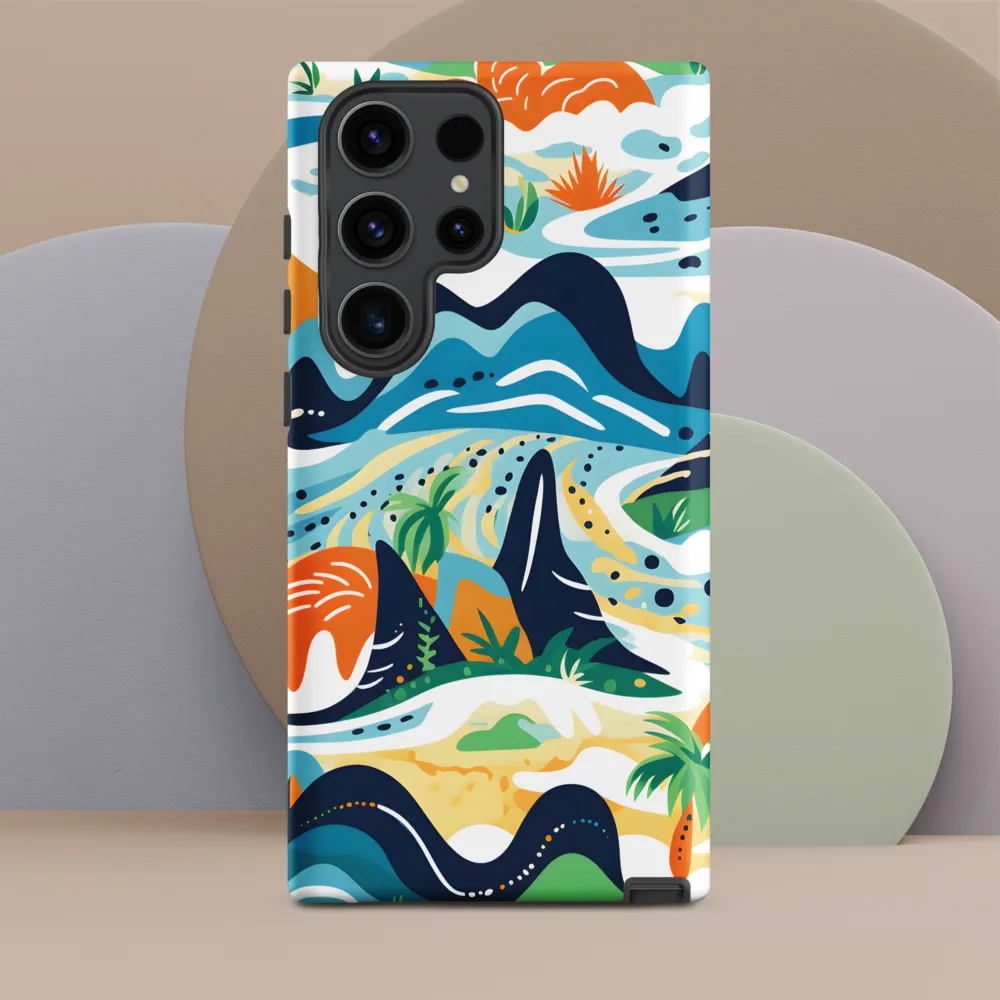 Abstract Tropical Landscape