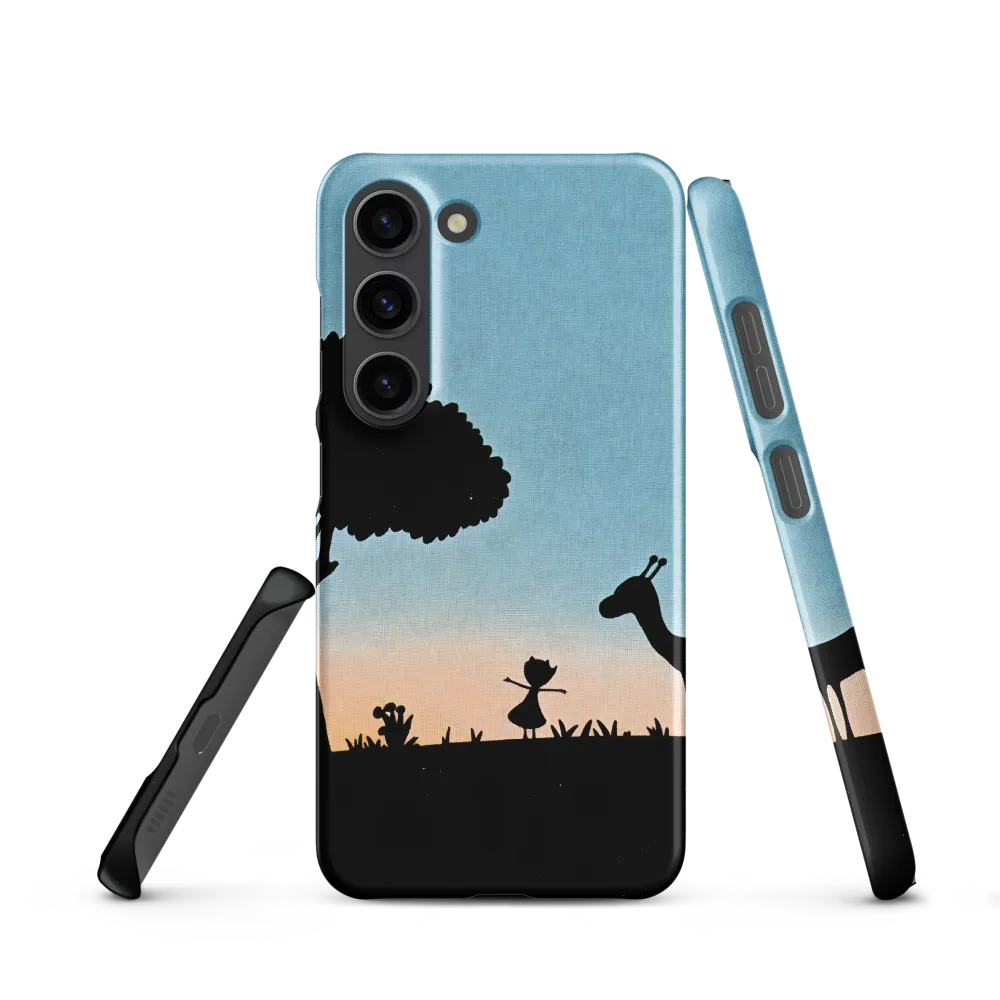 Curiosity in the Silhouette | Phone Case |  S23 | Snap Case | Matte