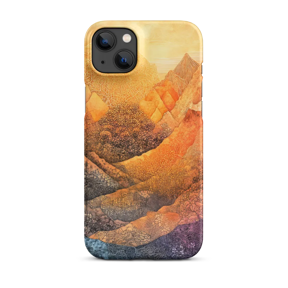 Serene Peaks of Color